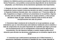 Comunicado oficial Inter Femenino