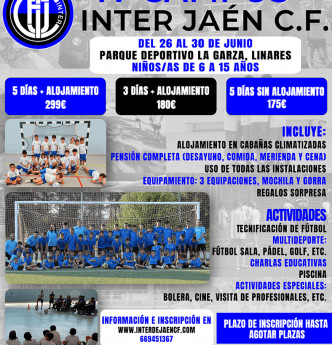 IV CAMPUS DE FÚTBOL BASE INTER JAÉN - 2024